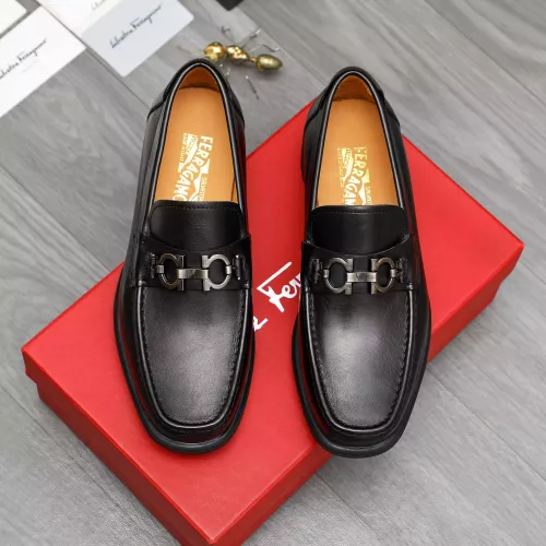 Cheap Salvatore Ferragamo Leather Shoes For Men #1380683 Replica Wholesale [$85.00 USD] [ITEM#1380683] on Replica Salvatore Ferragamo Leather Shoes
