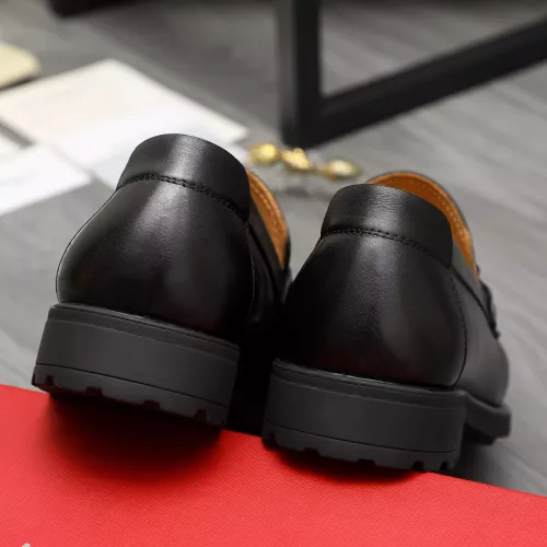 Cheap Salvatore Ferragamo Leather Shoes For Men #1380683 Replica Wholesale [$85.00 USD] [ITEM#1380683] on Replica Salvatore Ferragamo Leather Shoes