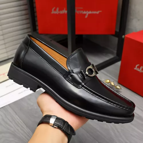 Cheap Salvatore Ferragamo Leather Shoes For Men #1380686 Replica Wholesale [$85.00 USD] [ITEM#1380686] on Replica Salvatore Ferragamo Leather Shoes