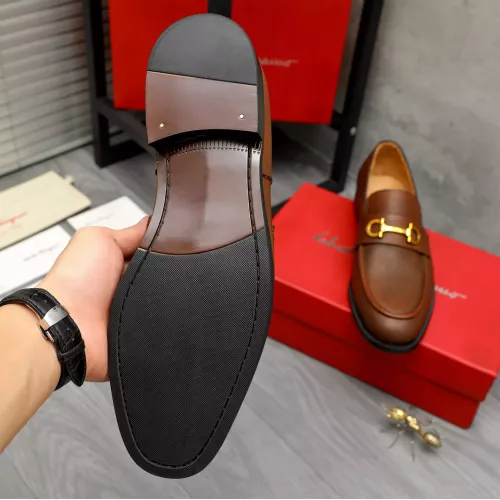 Cheap Salvatore Ferragamo Leather Shoes For Men #1380691 Replica Wholesale [$85.00 USD] [ITEM#1380691] on Replica Salvatore Ferragamo Leather Shoes