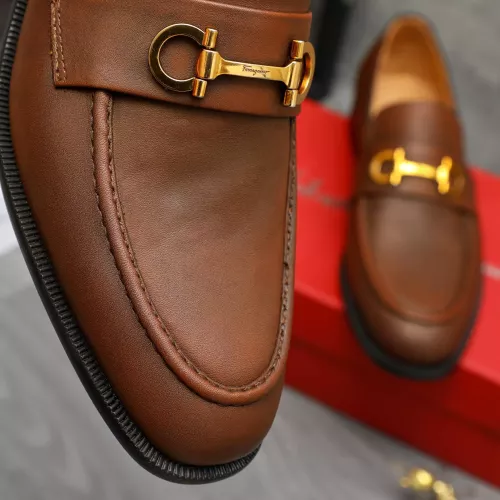 Cheap Salvatore Ferragamo Leather Shoes For Men #1380691 Replica Wholesale [$85.00 USD] [ITEM#1380691] on Replica Salvatore Ferragamo Leather Shoes