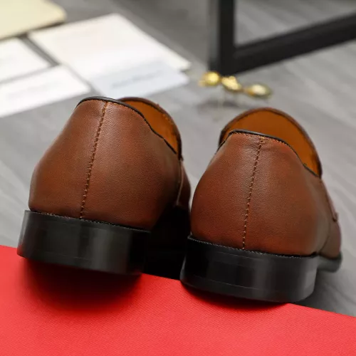 Cheap Salvatore Ferragamo Leather Shoes For Men #1380691 Replica Wholesale [$85.00 USD] [ITEM#1380691] on Replica Salvatore Ferragamo Leather Shoes