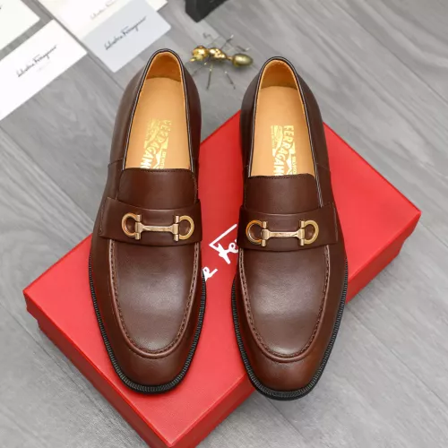 Cheap Salvatore Ferragamo Leather Shoes For Men #1380695 Replica Wholesale [$85.00 USD] [ITEM#1380695] on Replica Salvatore Ferragamo Leather Shoes