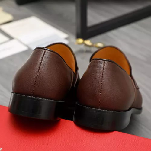 Cheap Salvatore Ferragamo Leather Shoes For Men #1380695 Replica Wholesale [$85.00 USD] [ITEM#1380695] on Replica Salvatore Ferragamo Leather Shoes