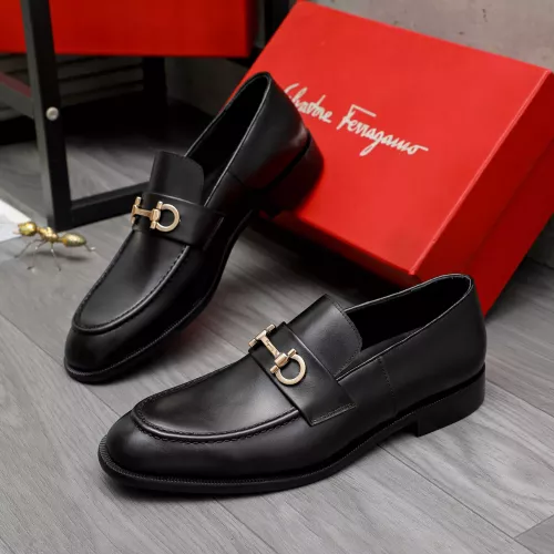 Cheap Salvatore Ferragamo Leather Shoes For Men #1380698 Replica Wholesale [$85.00 USD] [ITEM#1380698] on Replica Salvatore Ferragamo Leather Shoes