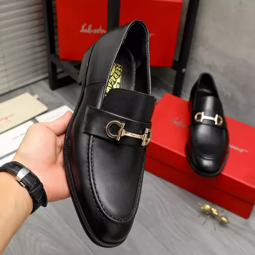 Cheap Salvatore Ferragamo Leather Shoes For Men #1380698 Replica Wholesale [$85.00 USD] [ITEM#1380698] on Replica Salvatore Ferragamo Leather Shoes
