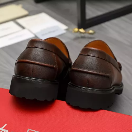Cheap Salvatore Ferragamo Leather Shoes For Men #1380701 Replica Wholesale [$85.00 USD] [ITEM#1380701] on Replica Salvatore Ferragamo Leather Shoes