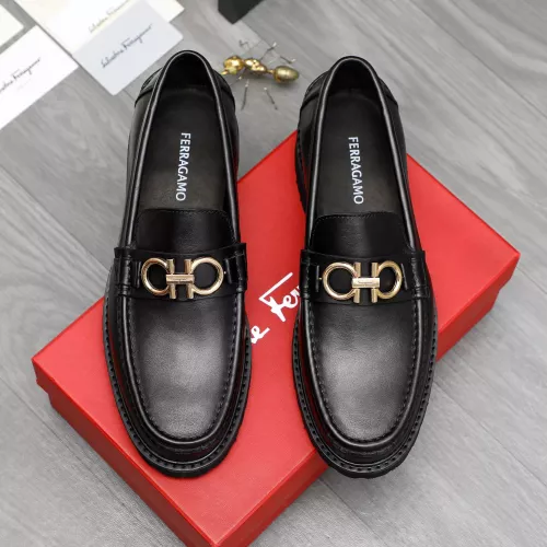 Cheap Salvatore Ferragamo Leather Shoes For Men #1380713 Replica Wholesale [$85.00 USD] [ITEM#1380713] on Replica Salvatore Ferragamo Leather Shoes