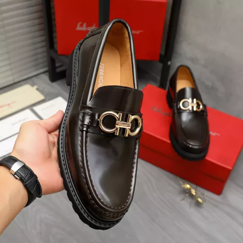 Cheap Salvatore Ferragamo Leather Shoes For Men #1380714 Replica Wholesale [$85.00 USD] [ITEM#1380714] on Replica Salvatore Ferragamo Leather Shoes