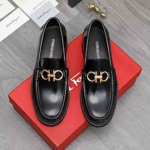 Cheap Salvatore Ferragamo Leather Shoes For Men #1380715 Replica Wholesale [$85.00 USD] [ITEM#1380715] on Replica Salvatore Ferragamo Leather Shoes
