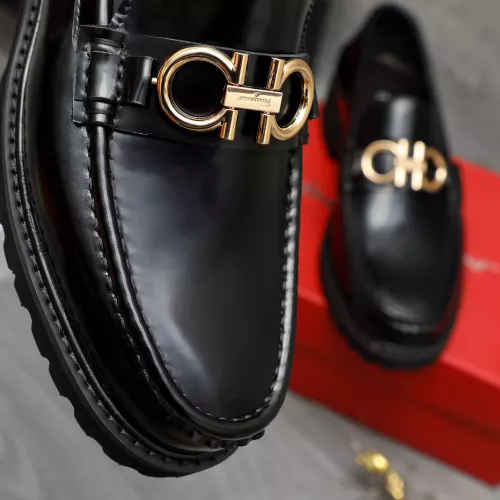 Cheap Salvatore Ferragamo Leather Shoes For Men #1380715 Replica Wholesale [$85.00 USD] [ITEM#1380715] on Replica Salvatore Ferragamo Leather Shoes