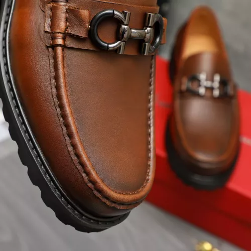 Cheap Salvatore Ferragamo Leather Shoes For Men #1380721 Replica Wholesale [$85.00 USD] [ITEM#1380721] on Replica Salvatore Ferragamo Leather Shoes