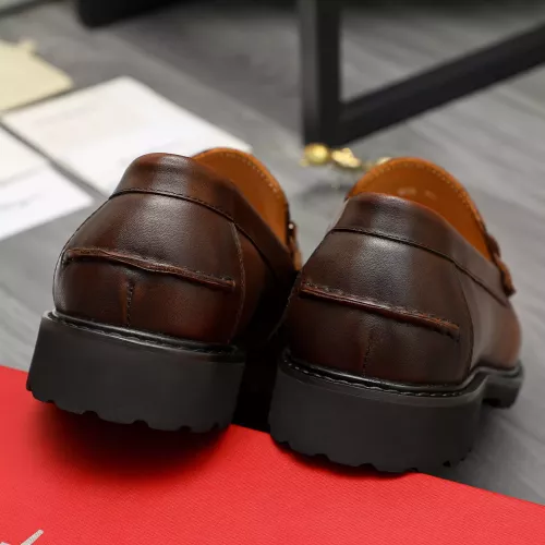 Cheap Salvatore Ferragamo Leather Shoes For Men #1380721 Replica Wholesale [$85.00 USD] [ITEM#1380721] on Replica Salvatore Ferragamo Leather Shoes