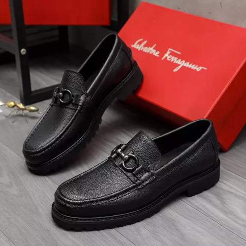 Salvatore Ferragamo Leather Shoes For Men #1380723