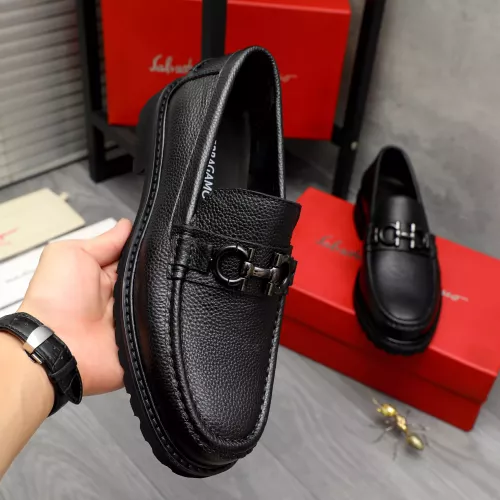 Cheap Salvatore Ferragamo Leather Shoes For Men #1380723 Replica Wholesale [$85.00 USD] [ITEM#1380723] on Replica Salvatore Ferragamo Leather Shoes