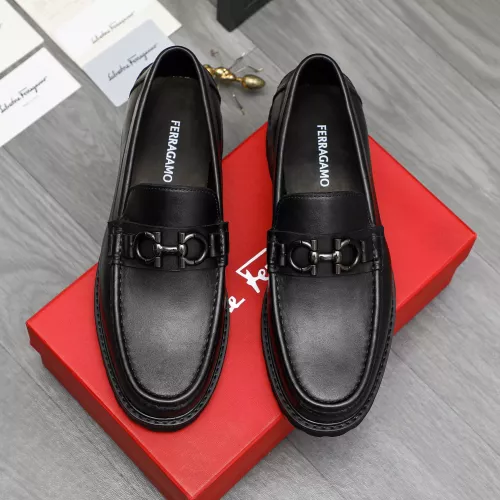 Cheap Salvatore Ferragamo Leather Shoes For Men #1380725 Replica Wholesale [$85.00 USD] [ITEM#1380725] on Replica Salvatore Ferragamo Leather Shoes