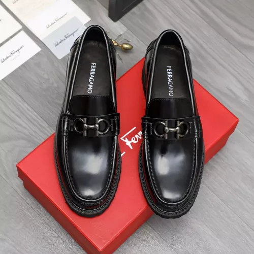 Cheap Salvatore Ferragamo Leather Shoes For Men #1380727 Replica Wholesale [$85.00 USD] [ITEM#1380727] on Replica Salvatore Ferragamo Leather Shoes