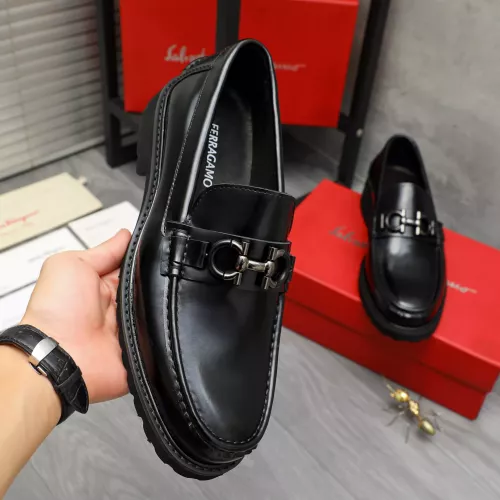 Cheap Salvatore Ferragamo Leather Shoes For Men #1380727 Replica Wholesale [$85.00 USD] [ITEM#1380727] on Replica Salvatore Ferragamo Leather Shoes