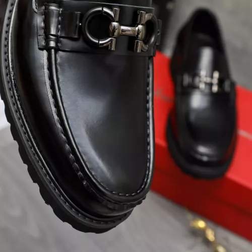 Cheap Salvatore Ferragamo Leather Shoes For Men #1380727 Replica Wholesale [$85.00 USD] [ITEM#1380727] on Replica Salvatore Ferragamo Leather Shoes