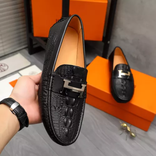 Cheap Hermes Leather Shoes For Men #1380728 Replica Wholesale [$76.00 USD] [ITEM#1380728] on Replica Hermes Leather Shoes