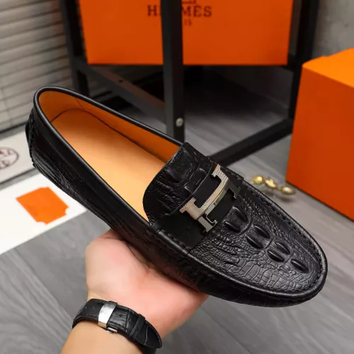 Cheap Hermes Leather Shoes For Men #1380728 Replica Wholesale [$76.00 USD] [ITEM#1380728] on Replica Hermes Leather Shoes