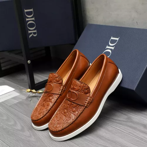 Cheap Christian Dior Leather Shoes For Men #1380730 Replica Wholesale [$88.00 USD] [ITEM#1380730] on Replica Christian Dior Leather Shoes