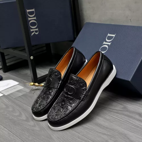 Cheap Christian Dior Leather Shoes For Men #1380731 Replica Wholesale [$88.00 USD] [ITEM#1380731] on Replica Christian Dior Leather Shoes