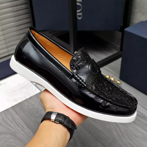 Cheap Christian Dior Leather Shoes For Men #1380732 Replica Wholesale [$88.00 USD] [ITEM#1380732] on Replica Christian Dior Leather Shoes