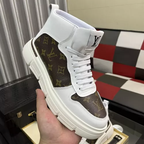 Cheap Louis Vuitton High Tops Shoes For Men #1380798 Replica Wholesale [$82.00 USD] [ITEM#1380798] on Replica Louis Vuitton High Tops Shoes