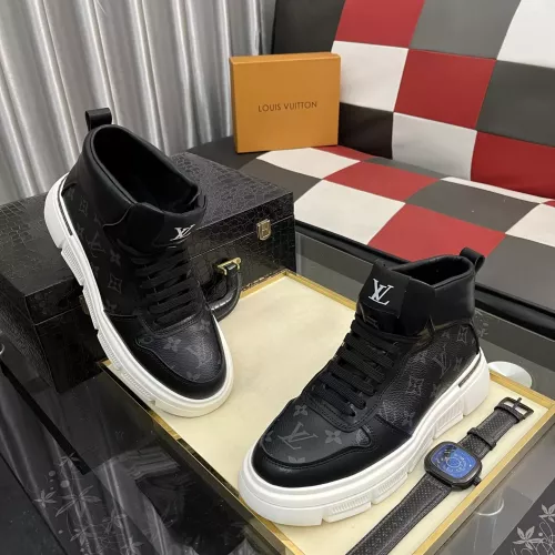 Cheap Louis Vuitton High Tops Shoes For Men #1380799 Replica Wholesale [$82.00 USD] [ITEM#1380799] on Replica Louis Vuitton High Tops Shoes