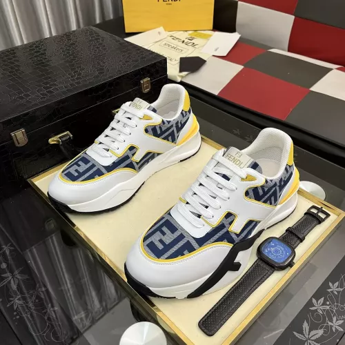 Cheap Fendi Casual Shoes For Men #1380819 Replica Wholesale [$102.00 USD] [ITEM#1380819] on Replica Fendi Casual Shoes