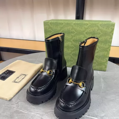 Cheap Gucci Boots For Women #1380850 Replica Wholesale [$115.00 USD] [ITEM#1380850] on Replica Gucci Boots