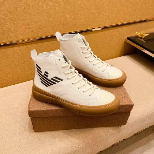 Armani High Tops Shoes For Men #1380893