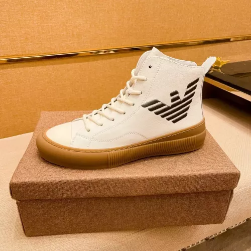 Cheap Armani High Tops Shoes For Men #1380893 Replica Wholesale [$82.00 USD] [ITEM#1380893] on Replica Armani High Tops Shoes