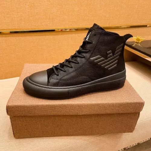 Cheap Armani High Tops Shoes For Men #1380894 Replica Wholesale [$82.00 USD] [ITEM#1380894] on Replica Armani High Tops Shoes