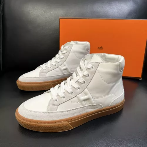 Cheap Hermes High Tops Shoes For Men #1380916 Replica Wholesale [$132.00 USD] [ITEM#1380916] on Replica Hermes High Tops Shoes