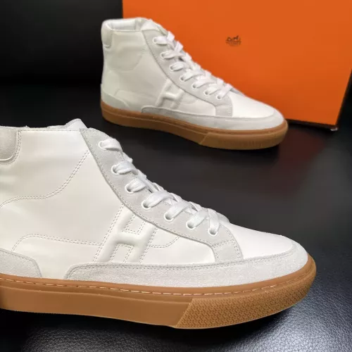 Cheap Hermes High Tops Shoes For Men #1380916 Replica Wholesale [$132.00 USD] [ITEM#1380916] on Replica Hermes High Tops Shoes