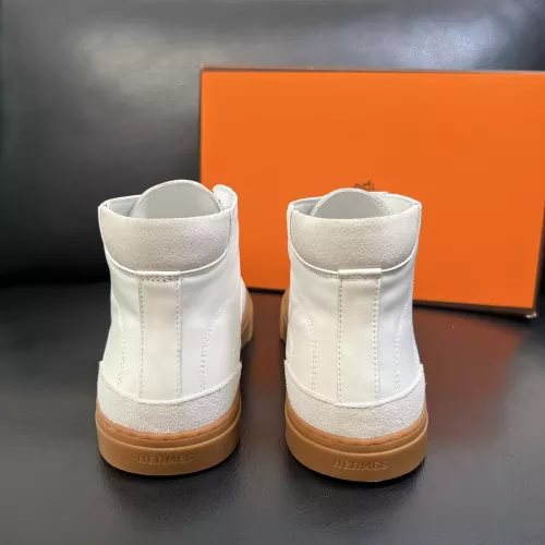Cheap Hermes High Tops Shoes For Men #1380916 Replica Wholesale [$132.00 USD] [ITEM#1380916] on Replica Hermes High Tops Shoes