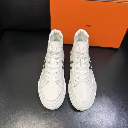 Cheap Hermes High Tops Shoes For Men #1380917 Replica Wholesale [$132.00 USD] [ITEM#1380917] on Replica Hermes High Tops Shoes