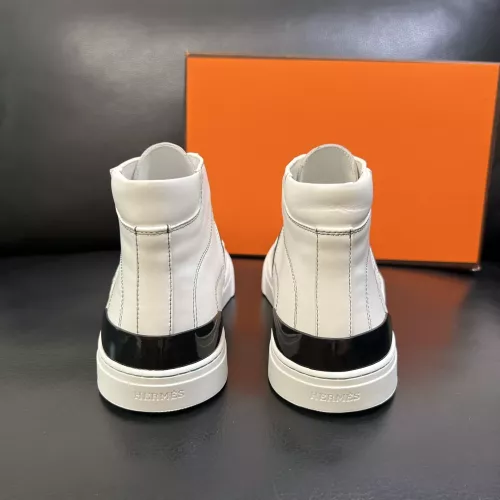 Cheap Hermes High Tops Shoes For Men #1380917 Replica Wholesale [$132.00 USD] [ITEM#1380917] on Replica Hermes High Tops Shoes