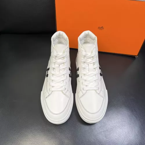 Cheap Hermes High Tops Shoes For Men #1380918 Replica Wholesale [$132.00 USD] [ITEM#1380918] on Replica Hermes High Tops Shoes
