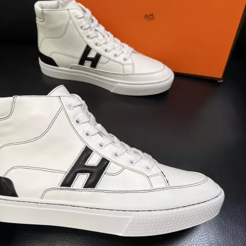 Cheap Hermes High Tops Shoes For Men #1380918 Replica Wholesale [$132.00 USD] [ITEM#1380918] on Replica Hermes High Tops Shoes