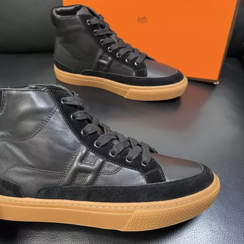 Cheap Hermes High Tops Shoes For Men #1380920 Replica Wholesale [$132.00 USD] [ITEM#1380920] on Replica Hermes High Tops Shoes