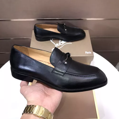 Cheap Christian Louboutin Leather Shoes For Men #1381051 Replica Wholesale [$112.00 USD] [ITEM#1381051] on Replica Christian Louboutin Leather Shoes