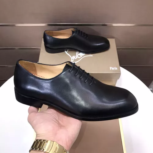 Cheap Christian Louboutin Leather Shoes For Men #1381054 Replica Wholesale [$112.00 USD] [ITEM#1381054] on Replica Christian Louboutin Leather Shoes