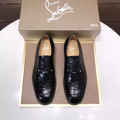 Cheap Christian Louboutin Leather Shoes For Men #1381056 Replica Wholesale [$112.00 USD] [ITEM#1381056] on Replica Christian Louboutin Leather Shoes