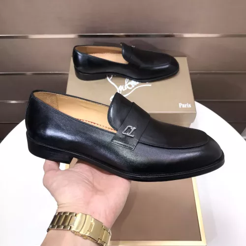 Cheap Christian Louboutin Leather Shoes For Men #1381057 Replica Wholesale [$112.00 USD] [ITEM#1381057] on Replica Christian Louboutin Leather Shoes