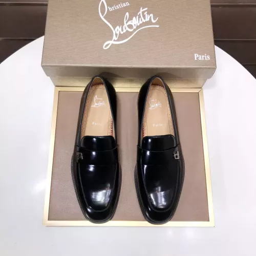 Cheap Christian Louboutin Leather Shoes For Men #1381058 Replica Wholesale [$112.00 USD] [ITEM#1381058] on Replica Christian Louboutin Leather Shoes