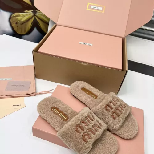 Cheap MIU MIU Slippers For Women #1381060 Replica Wholesale [$88.00 USD] [ITEM#1381060] on Replica MIU MIU Slippers
