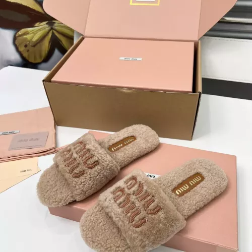 Cheap MIU MIU Slippers For Women #1381060 Replica Wholesale [$88.00 USD] [ITEM#1381060] on Replica MIU MIU Slippers